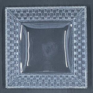 🩵 TIFFANY & Co. Basketweave Crystal Plate (no box) 🩵